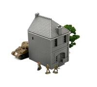 Normandy Town Cottage - Casa francese TS10 | Terreno Wargaming stampato 3D per scenari WW2 | 28 mm, 20 mm, 15 mm (28 mm)