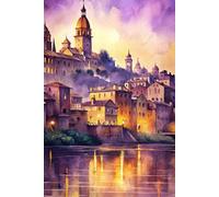 Normandy Travel Journal in Watercolor: Landscapes & Coastal Views