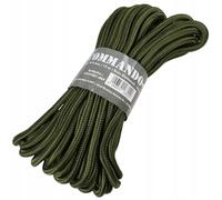 Mil Tec Corda Commando Normani, spessore 5 mm, 15 m, oliva, 9 mm