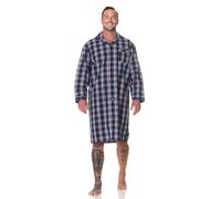 Normann Camicia da notte da uomo a maniche lunghe, in tessuto con bottoni, anche in taglie forti