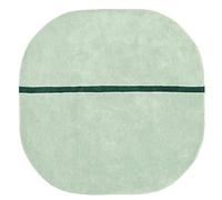 normann copenhagen 602444 Oona Tappeto, neusse Paese Cotone, Colore: Verde Menta, 140 x 140 x 2 cm