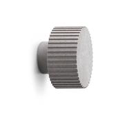 Normann Copenhagen Chip - Supporto da parete in fibra di legno, polipropilene, grigio, altezza: 4,5 cm, diametro: 6,1 cm