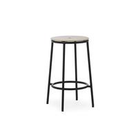 Normann Copenhagen Circa Sgabello da Bar H65 Nero/ Quercia