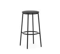 Normann Copenhagen Circa Sgabello da Bar H75 Imbottito Nero/MLF16 Nero