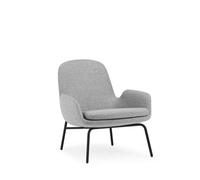 Normann Copenhagen Era Poltrona Bassa Acciaio Nero /Synergy LDS16