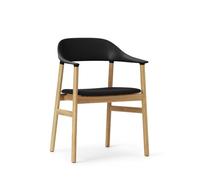 Normann Copenhagen Herit Sedia da Pranzo con Braccioli Rivestita in Rovere/ Nero