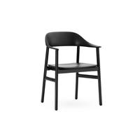 Normann Copenhagen Herit Sedia da Pranzo con Braccioli Rovere Nero