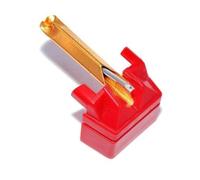 Normarh Puntina ad ago per giradischi, Penna di ingresso, Rosso, Compatibile con Shure M92E, Tablet, computer portatili, smartphone