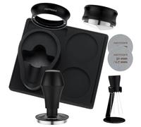 Normcore Kit compatto da barista 7 in 1 da 51 mm: manomissione caffè, strumento di distribuzione, WDT, imbuto dosatore, schermo a disco, tappetino per pressatura, supporto portafiltro, kit essenziale