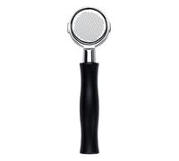 Normcore Portafiltro senza fondo da 51 mm compatibile con macchine La Pavoni Lever Millennium prodotte dopo agosto 2000, Portafiltro nudo con manico in alluminio anodizzato nero