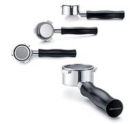 Normcore Portafiltro senza fondo da 54 mm | Portafiltro nudo senza fondo | Cestello filtro incluso | Adatto a Breville Barista Express e macchine Breville da 54 mm, nero