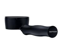 Normcore Portafiltro senza fondo per Gaggia, 58 mm, rivestimento PVD in titanio, testa di gruppo con manico in alluminio anodizzato nero, compatibile con macchine da caffè Gaggia Classic