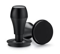 Normcore Pressino per caffè espresso V4 da 58,5 mm, caricato a molla, con rivestimento in titanio PVD, base piatta, 6,8 kg, 11,3 kg, 13,6 kg