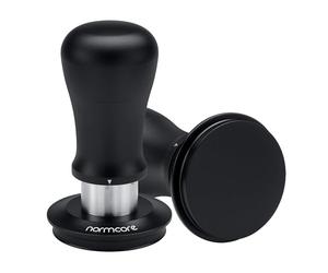 Normcore Pressino per caffè espresso V5 da 51 mm, con 6 impostazioni di pressione regolabili, tecnologia a tre molle, base piatta rivestita in titanio, manico in alluminio anodizzato e supporto in