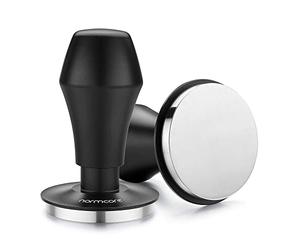 Normcore Pressino per caffè V4.1 da 53,3 mm con feedback sonoro a scatto, manomissione a molla con base piatta, compatibile con macchine da caffè Breville Sage da 54 mm, nero