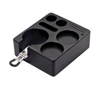 Normcore Stazione di pressatura per espresso, in vero legno di frassino nero americano, pressino per caffè, distributore, WDT, schermo a disco, supporto per portafiltro, in legno di frassino nero