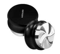 Normcore Strumento di distribuzione della gravità da 58,5 mm, distributore di caffè espresso adattivo a gravità, strumento livellatore per caffè espresso per portafiltro senza fondo da 58 mm, base a 5