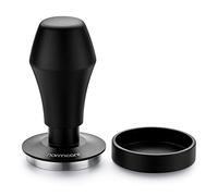 Normcore V4 Pressacaffè da 53,3 mm, pressino a molla da barista per espresso, con molle di ricambio da 6,8 kg/11,3 kg/13,6 kg, manico e supporto in alluminio anodizzato, base piatta