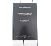 Norme per i collaboratori dei manoscritti datati d'Italia