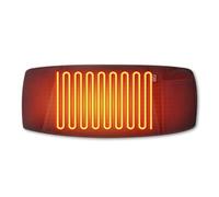 NORMIA RITA Cintura riscaldante, cuscinetto termico a infrarossi lontani con 3 impostazioni di temperatura, alimentato tramite USB, per uomini e donne, lavabile in lavatrice, fascia addominale per