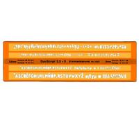 Normografo 3,5 + 5 mm per Mina 0,3; 0,5 Fein fibra 0,1; 0,3