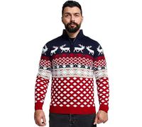 NOROZE Mens Novelty Knitted Christmas Sweater Jumpers Sizes S-3XL