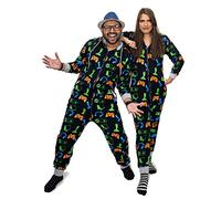 NOROZE, Tutina da Gioco da Uomo, Unisex, per Bambini, Tutina in Uno, per la Famiglia, Pigiama da Lounge e da Notte, Ideale Come Regalo per Uomo, Donna, Ragazzi e Ragazze (S, Marina Militare)