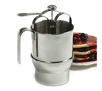 Norpro 18/10 Stainless Steel Jumbo 4 Cup Pancake Waffle Batter Pitcher Dispenser