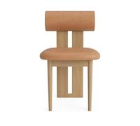 NORR11 Sedia da Pranzo Hippo Rovere/Cammello 21004