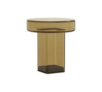 NORR11 Tavolino Naked H49 Ambra/Vetro