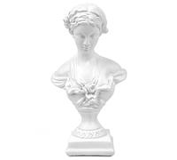 Norrclp Statua greca della dea di Venere, busto classico della testa romana della mitologia greca, scultura per soggiorno, decorazione per mensola della casa (Venere, 21,8 cm)