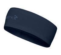 Norrona - Fascia calda e leggera - /29 Warmwool2 Headband Indigo Night Blue in Poliestere Riciclato - Blu navy