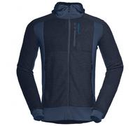 Norrona - Pile in Polartec - Falketind Alpha120 Zip Hood M'S Indigo Night per Uomo - Taglia L - Blu navy Blu navy L