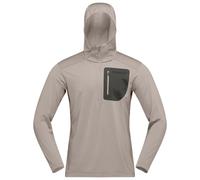 Norrøna - Falketind Warm1 Hood - Pullover in pile L grigio