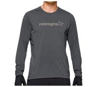 Norrøna - Fjørå Equaliser Lightweight Long Sleeve - Maglietta da ciclismo XL blu/grigio