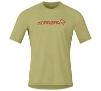 Norrøna - Fjørå Equaliser Lightweight T-Shirt - Maglia funzionale M beige/olivia