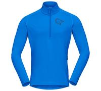 Norrøna - Fjørå Equaliser Long Sleeve Zip Top - Maglietta da ciclismo L blu