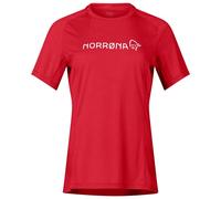 Norrøna - Women's Fjørå Equaliser Lightweight T-Shirt - Maglietta da ciclismo XS rosso