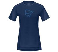 Norrøna - Women's Fjørå Wool T-Shirt - Maglietta da ciclismo L blu