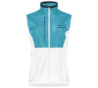 Norrona - Giacca da trail antivento - Senja Aero90 Vest W Brittany Blue Snow White per Donne in Nylon - Taglia M