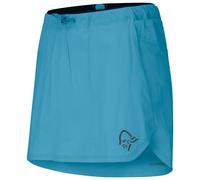 Norrona - Pantaloncini elasticizzati idrorepellenti e traspiranti per running e trail running - Senja Flex1 Skirt W Brittany Blue per Donne in Nylon - Taglia M