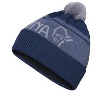 Norrona /29 heavy merinoUll logo - berretto Blue man Pontetorto Tecnostretch,Responsible Wool Standard,Mulesing Free,Recycled Polyester,Bluesign,Made In Eu,Lana Merino