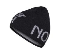 Norrona - Berretto in lana merino - /29 Merinoull Logo Beanie Caviar Melange - Nero