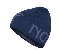 Norrona - Berretto in lana merino - /29 Merinoull Logo Beanie Indigo Night Melange - Blu navy