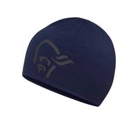 Norrona - Cappello caldo e leggero - /29 Pureull180 Beanie Indigo Night Blue - Blu navy