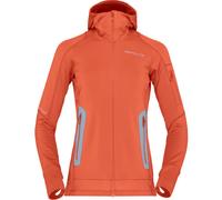Norrona Falketind Power Grid Hood Ws - felpa in pile - donna XS Orange woman Oeko-Tex 100,Polartec Power Grid,Bluesign,Recycled Materials