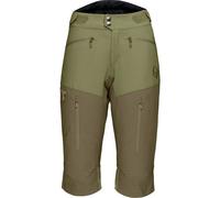 Norrona Fjora Flex 1 - pantaloni corti trekking - donna XS Green/Dark Green woman Pfc-Free,Bluesign