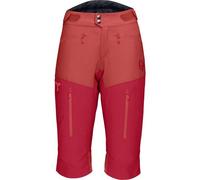 Norrona Fjora Flex 1 - pantaloni corti trekking - donna L Red woman Pfc-Free,Bluesign