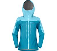 Norrona - Giacca da escursionismo impermeabile - Falketind Dri1 Jacket W Brittany Blue Aqua Haze per Donne in Nylon - Taglia M