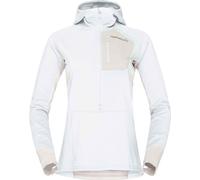 Norrona - Giacca in pile da trail/running - Senja Warm1 Hood W'S Snow White per Donne - Taglia S - Bianco